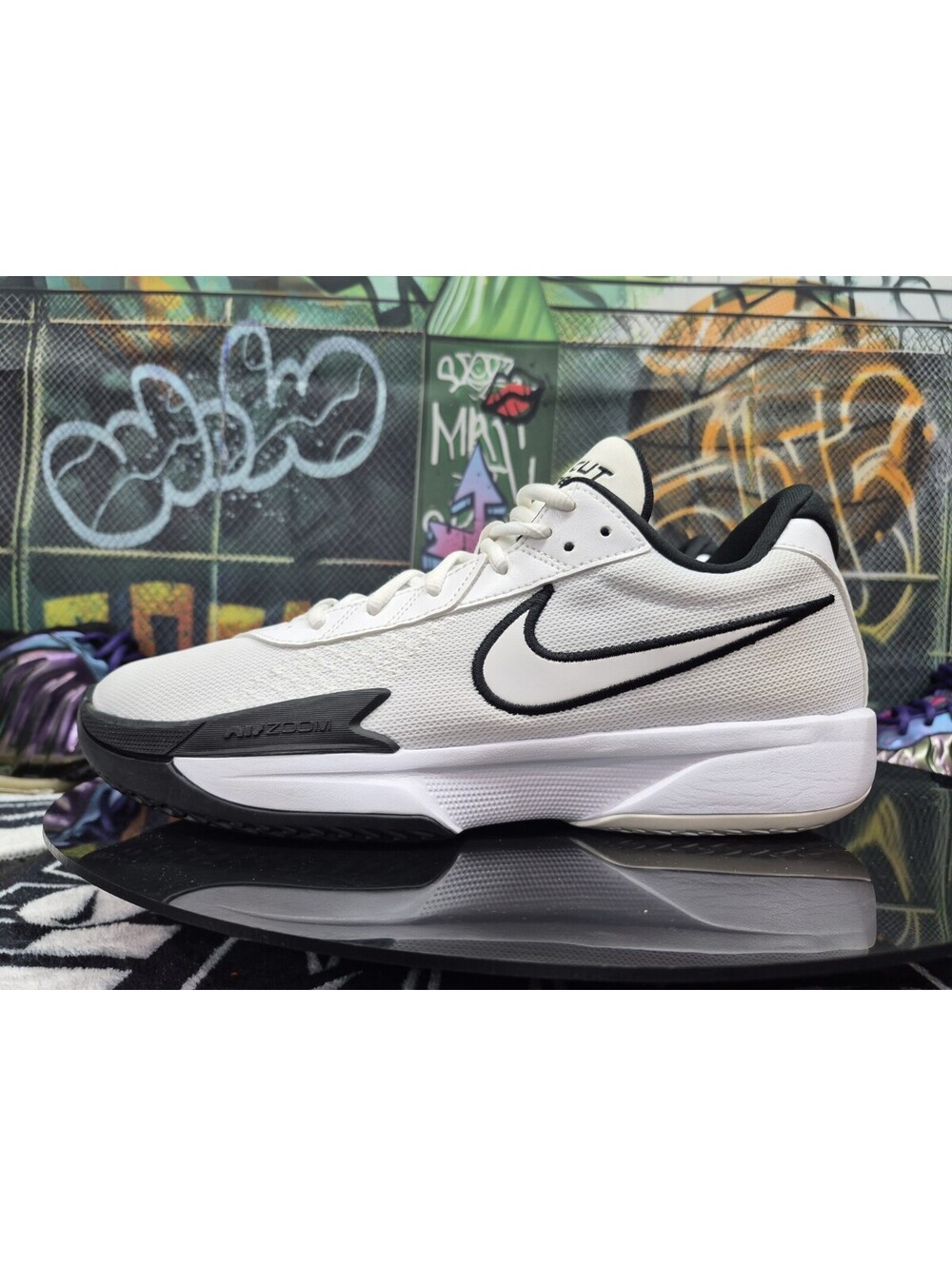 Authentic Nike Air Zoom GT Cut Academy White Black Men Size 10M women 11.5W New